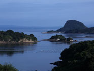 松島観光ホテル岬亭から見た有明の海