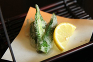 陸蓮根白仙揚げ ゆかり塩