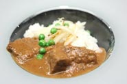 ◎極上A-5博多和牛での 隠れた絶品ハッシュドビーフ銀杏風を鉄板上で