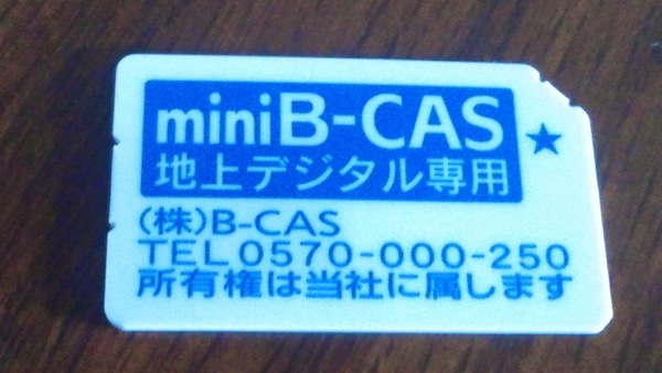 mini B-CASカード
