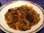 蝦の子と海鼠醤油煮込み