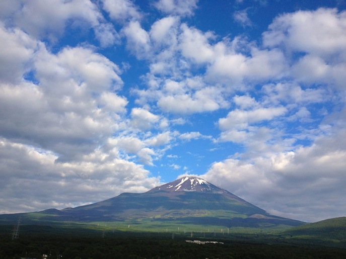 ７月の富士山